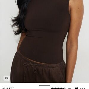 Dynamite Chocolate Brown Tank Top